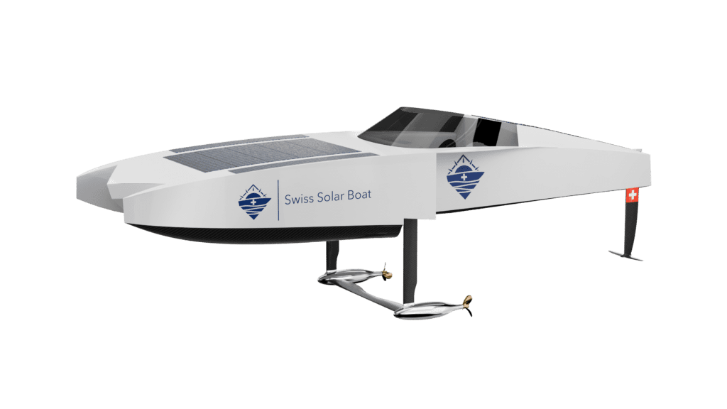 SwissSolarBoat Renewable Energy Foiler Design